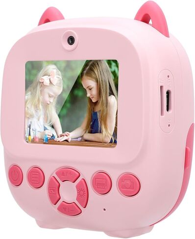 Yoidesu Instant Print Camera 48MP 1080P Digital Camera with Thermal Printing Technology 2.4 Inch Screen Selfie Timer Games Music for Kids Teens Adults (Roseate) in Kuwait
