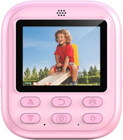 Diyeeni Kids Camera Instant Print, 1080P 48MP HD Point and Shoot Camera for Girls Boys Birthday Gifts, 8X Digital Zoom, 2.4in Screen, with 4 Rolls Printing Papers in Saudi Arabia