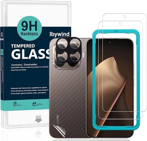 Ibywind Screen Protector For Xiaomi 15 Ultra 5G 6.73"(2 Pcs),Flexible TPU Film,With 1Pc Camera Lens Protector,1Pc Back Film,Bubble Free[Easy to install] in Saudi Arabia