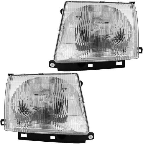 مجموعات المصابيح الأمامية البديلة EPIC LIGHTING OE متوافقة مع 1997-2000 Tacoma [ TO2502120 TO2503120 8115004090 8111004090] زوج من جوانب السائق الأيسر والراكب الأيمن in Saudi Arabia