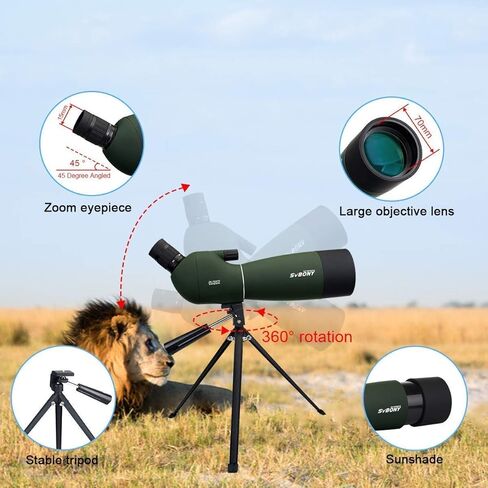 SVBONY SV126 Car Window Mount Adjustable Bundle with SV28 Spotting Scopes in Saudi Arabia