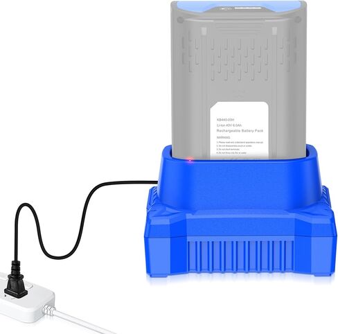 لاستبدال شاحن البطارية السريع Kobalt 40V Max - شاحن سريع مدمج مع مؤشر LED، متوافق مع موديلات KB240-06، KB440-03، KB2540C-06، KB640-03، KB640-06، KB245-06 in Kuwait
