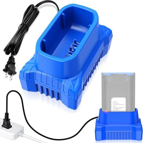 لاستبدال شاحن البطارية السريع Kobalt 40V Max - شاحن سريع مدمج مع مؤشر LED، متوافق مع موديلات KB240-06، KB440-03، KB2540C-06، KB640-03، KB640-06، KB245-06 in Kuwait