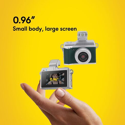 Small Keychain Camera, 1080P HD Video Recorder with LED Light and 3 Filters, 0.96 Inch Color Screen, Portable Mini Camera for Travel Photography (Green) in Saudi Arabia