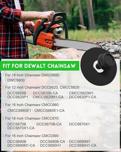 Chainsaw Bolt Washer Fit for DEWALT Chainsaw DCCS620 CMCCS620 CMCCS660 DCCS670 DCCS690 DWCS600, Replaces 90639221 90618229（3 Pack） in Saudi Arabia