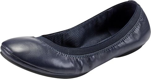 Bandolino Women's Edition Ballet Flat, Blue 428, 11 Wide in Saudi Arabia