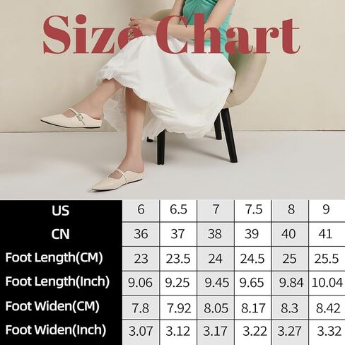 Women’s Pointed Toe Flats Sandals Slides Shoes with Strap Buckle in Saudi Arabia