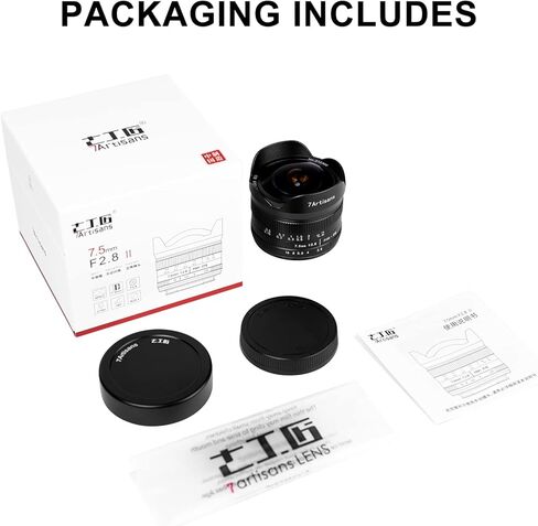 7artisans 7.5mm f2.8 MarkII APS-C Frame Wide Angle Fisheye Manual Fixed Lens for Canon R Mount Mirrorless Cameras R RP R5 R6 in Saudi Arabia