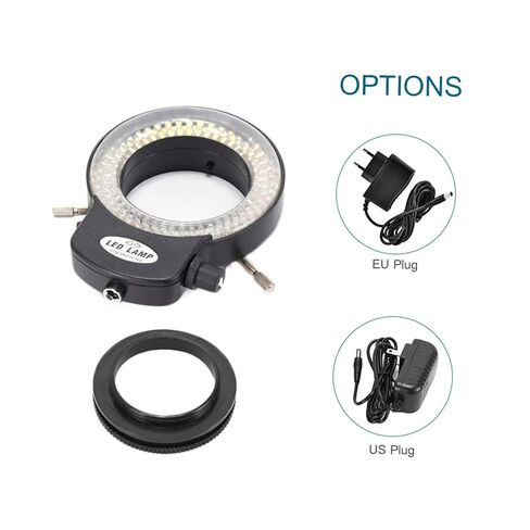 LED Microscope Ring Light 144 LED Ring Light for Stereo Microscope and Camera Adjustable with Dimmer for Stereoscopic Microscope Labs in Saudi Arabia