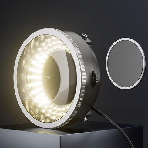 LED Circle Microscope Light Adjustable Illuminator, 96pcs LED Light Beads Microscope Glareproof Lights Source for Lab Stereo Microscopes, Camera and Mini Lathe in Saudi Arabia