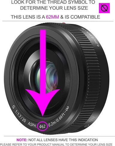 3.5X High Definition Telephoto Lens Compatible with Nikon 1 J4 (Only for Lenses with 49, 52, 55, 58, 62 & 67mm Filter Threads) in Saudi Arabia