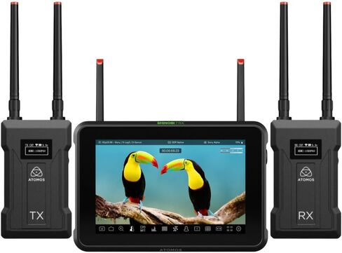 Atomos Shinobi 7 RX 7-inch HDR Monitor Bundle with Wireless Video Monitoring Transmitter and Receiver Set (2 Items) in Saudi Arabia
