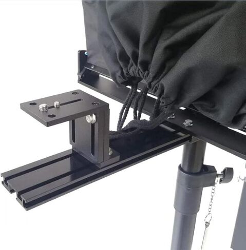 ملقن كبير مقاس 20 بوصة للكمبيوتر المحمول، مجموعة ملقن محمولة مع حقيبة حمل من الزجاج والألمنيوم، لخطاب مقاطع الفيديو القصيرة المباشرة من تيك توك in Kuwait