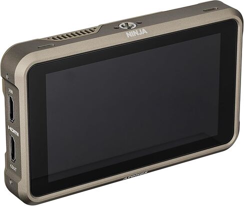 شاشة تسجيل اتوموس نينجا 5.2 بوصة 4K HDMI | شاشة لمس HDR 10 بت مع تسجيل ProRes وDNx ودعم SSD (ATOMNJA004) + سماعات رأس Pro + 2 بطارية NPF-550 + حامل ثلاثي مرن + المزيد in Saudi Arabia