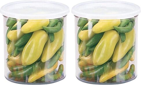 Cambro Crock W/LID Clear 1.2 QT ، EA ، 11-0534 Displanting Co Mutrays and CR (حزمة 2) in Saudi Arabia