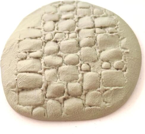 مجموعة أسطوانة الملمس-أسطوانات التضاريس المصغرة ذات 3-pattern 3D للطين والنمذجة-مثالية لـ D&D ، الطاولة ، الحرف اليدوية للبوليمرات (7 أنماط مثيرة للاهتمام) in Kuwait