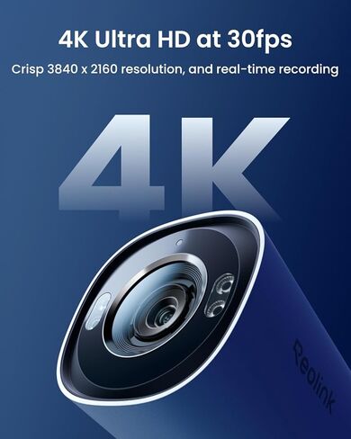 REOLINK RP-PCB8MZ 4K PoE Camera with 5X Optical Zoom, 133° Wide View, Color Night Vision, Smart Detection, Perimeter Protection, 24/7 Recording, and AI Video Search in Saudi Arabia