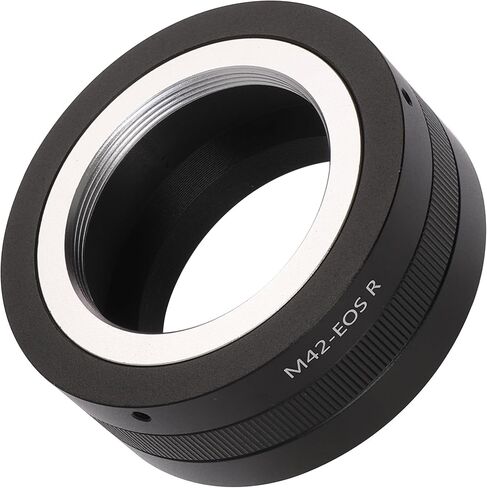 Fotga M42-EOSR M42 to RF Lens Adapter, Full Metal Manual Focus Adapter for M42 Mount Lens for Canon EOS R Series R5 R6 R7 R8 RP R3 R10 R50 R100 Mirrorless Camera, Enable Infinity Focus in Saudi Arabia