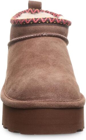 BEARPAW نسائي ريترو قصير للغاية ديكو كاكاو مقاس 9 | بوت الكاحل للنساء | الانزلاق على التمهيد | حذاء شتوي مريح in Saudi Arabia