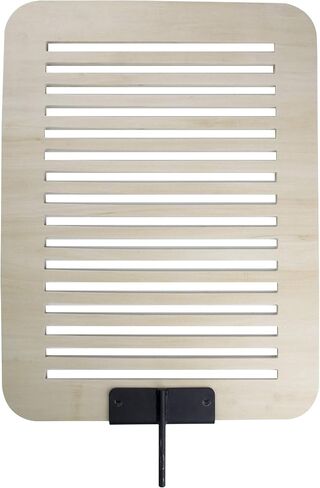 ستائر Kupo Wood Cucoloris Cookie Blinds مقاس 24 بوصة × 36 بوصة، أداة التحكم في ضوء الخشب الرقائقي مع حامل على شكل حرف U لتأثيرات الظل واسعة النطاق (KG089511) in Kuwait