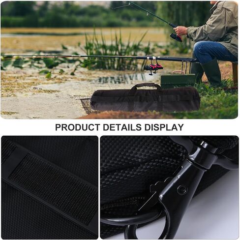 Veemoon Thickened Tripod Carrying Case 80cm Black, Tripod Storage Bag with Adjustable Strap, Portable Photography Stand Organizer for Travel and Outdoor Use in Saudi Arabia