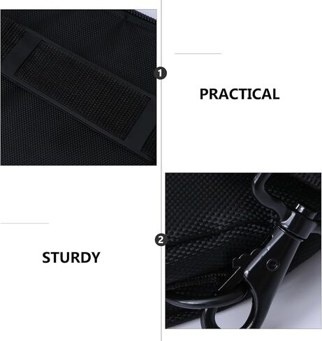 MERRYHAPY Heavy Duty Photographic Tripod Carrying Case 80cm with Zipper Organizer Pouch for Outdoor Travel and Camera Tripod Storage Black in Saudi Arabia