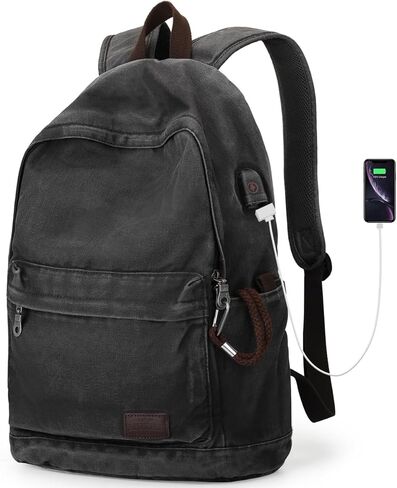 Muzee Canvas Backpack Lightweight Travel Daypack Daypack Rucksack Backpack Backpack in Kuwait