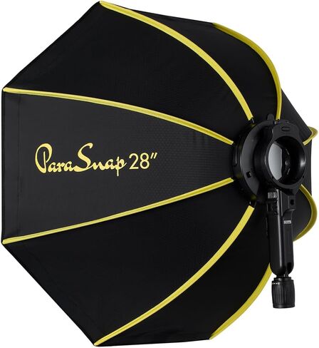 صندوق إضاءة مثمن Glow PS-B28K ParaSnap (28 بوصة) لمصابيح Speedlight ذات الرأس الدائري وFlashpoint XPLOR 100 Pro in Saudi Arabia
