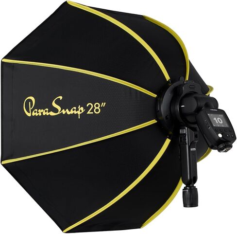 صندوق إضاءة مثمن Glow PS-B28K ParaSnap (28 بوصة) لمصابيح Speedlight ذات الرأس الدائري وFlashpoint XPLOR 100 Pro in Saudi Arabia