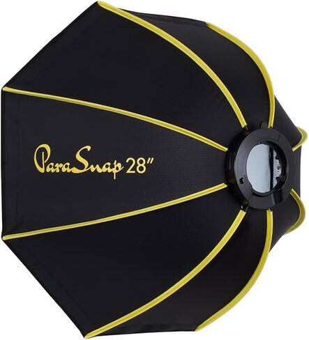 صندوق إضاءة مثمن Glow PS-B28K ParaSnap (28 بوصة) لمصابيح Speedlight ذات الرأس الدائري وFlashpoint XPLOR 100 Pro in Saudi Arabia