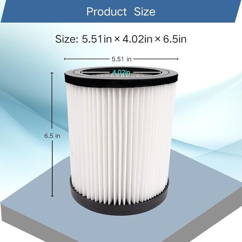 1-Pack Replacement HEPA Filter Cartridge Compatible with Stihl SE 33 Vacuum Cleaner-Washable Vacuum Filter in Saudi Arabia