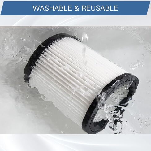 1-Pack Replacement HEPA Filter Cartridge Compatible with Stihl SE 33 Vacuum Cleaner-Washable Vacuum Filter in Saudi Arabia