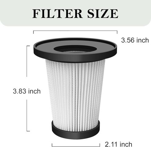 استبدال فلتر المكنسة الكهربائية متوافق مع فلتر المكنسة الكهربائية اللاسلكي Dsorupa V10 Ultra - 4 عبوات in Kuwait