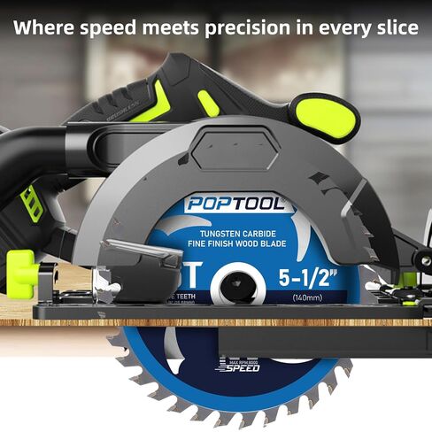 5-1/2 Inch Circular Saw Blade, 2pcs 24T/36T Tungsten Carbide Teeth with 5/8 Inch Arbor, for Fast Wood Cutting in Saudi Arabia