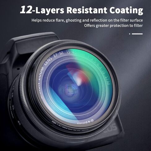 JJC E-Mount Body Cap Rear Lens Cover & 40.5mm UV Filter for Sony A6000 A6100 A6300 A6400 A6500 A6700 A5100 ZV-E10 ZV-E1 A7C A7CII Camera with E PZ 16-50mm Lens or FE 28-60mm Kit Lens in Saudi Arabia