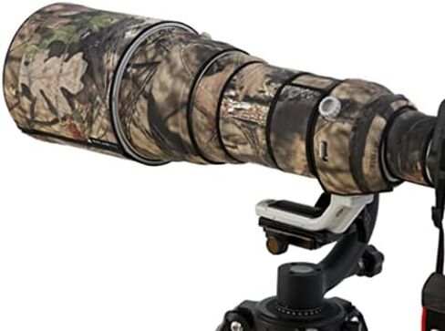 ROLANPRO Lens Camouflage Cover for Canon RF 400mm F/2.8 L is USM Rain Cover Lens Protective Sleeve Case Clothing-#21 Snow camo Waterproof in Saudi Arabia
