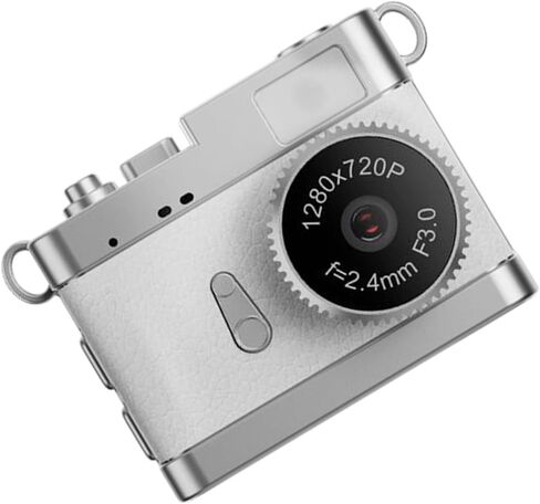 Keychain Camera, 1080P Retro Digital Camera with 0.96 Inch Color Screen LED Light, Portable Tiny Video Recorder for Travel Study Recording (Black) in Saudi Arabia