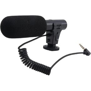 KATTO Updated 3.5mm HD Video Recording Microphone Smairt Noise Reduction Interview Mic for Mobile Phone/SLR Camera G New 2026 High for Reliable Electronic Component, Precision, Stable Performance in Kuwait