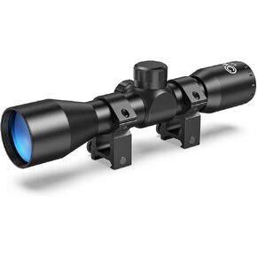 CVLIFE 4x32 Compact Rifle Scope - 1 inch Tube Scope Optics Hunting Scope with Mounts in Kuwait
