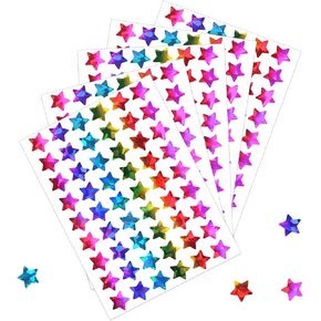 1,620 Holographic Stickers for Kids' Rewards:Shiny Small Stars, Flowers, and Hearts (0.6") for School, Classroom, Student, and Teacher Supplies, Behavior Reward Charts,DIY in Kuwait