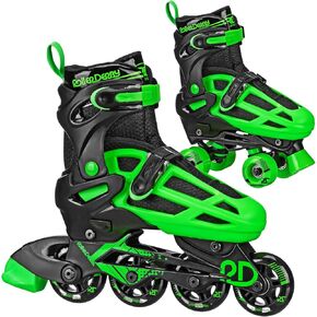 Roller Derby Falcon 2-in-1 Combo Quad and Inline Skates for Kids, Adjustable Sizing in Saudi Arabia