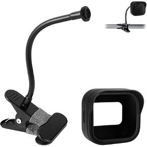 Metal Flexible Clip Clamp Mount for Blink Camera, Fit for Blink Outdoor 4 (4th/3rd Gen) XT3/Blink XT/XT2/Mini, Equipped with a Weatherproof Silicone Cover (Black) in Kuwait