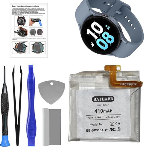 بطارية استبدال EB-BR910ABY الجديدة لـ Galaxy Watch 5 (44 مم) ، تتضمن أدوات وتعليمات DIY in Saudi Arabia
