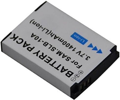 2X SLB-10A بطارية + شاحن USB واحد ل ex2f hz10w it100 p1000 sl720 wb151 wb151f wb152f wb200f wb2100 wb280f wb500 wb550 wb690 wb700 wb710 wb750 wb800f wb850 wb850f wb855f hmx-u10 u100 s1a in Kuwait