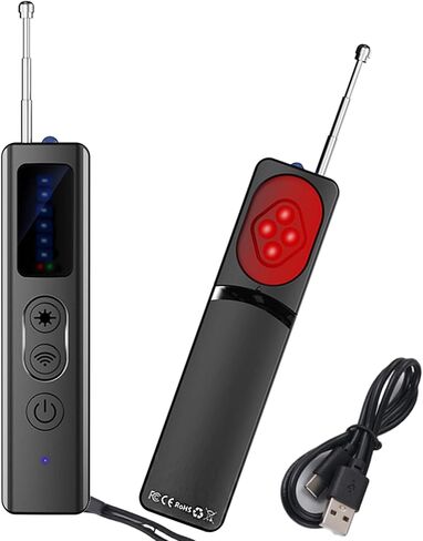 كاشفات الكاميرا الخفية، كاشف تعقب الإشارات اللاسلكية بنظام تحديد المواقع العالمي (GPS) المحمول، كاشف أخطاء 5 مستويات حساسية للمنزل، الفندق، السفر، المكتب، الحمام in Kuwait