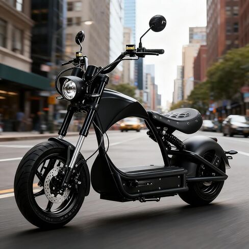 eAhora M1P Pro 4000W 50MPH Electric Motorcycle for Adults 60V 42Ah Battery 55 Miles Long Range Street Legal Dual Battery Electric Motorcycle Full Suspension Dual Hydraulic Brake 2 Seats Electric Moped in Saudi Arabia