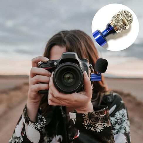 High Fidelitys 3.5mm Camera Microphone for Professional Omnidirectional Mic Easy to Use with Cameras PC Microphone in Saudi Arabia