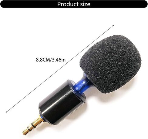 High Fidelitys 3.5mm Camera Microphone for Professional Omnidirectional Mic Easy to Use with Cameras PC Microphone in Saudi Arabia