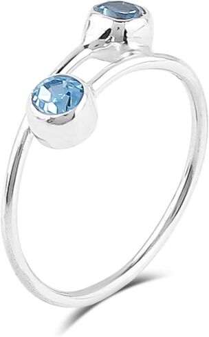 925 Sterling Silver Natural Black Spinel Stone Ring, Handmade Gemstone Ring, Energy Healing Crystals, Birthday, Bohemian Jewelry | Promise Victorian Wedding Ring | Gift for Women (US - 7) in Kuwait