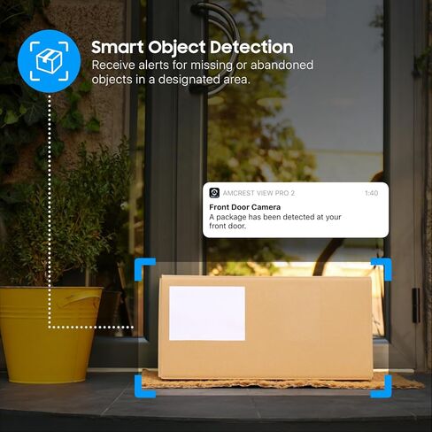 كاميرا Amcrest ثنائية العدسات 4K (8 ميجابكسل) للأمن الخارجي POE، عدسات 2 × 4 ميجابكسل PoE AI Bullet IP، لون ليلي 65 قدمًا، كشف الوجه، رؤية بانورامية 180 درجة، 4K@15 إطارًا في الثانية REP-IP8M-DLB2998EW-AI (أبيض) (متجدد) in Kuwait